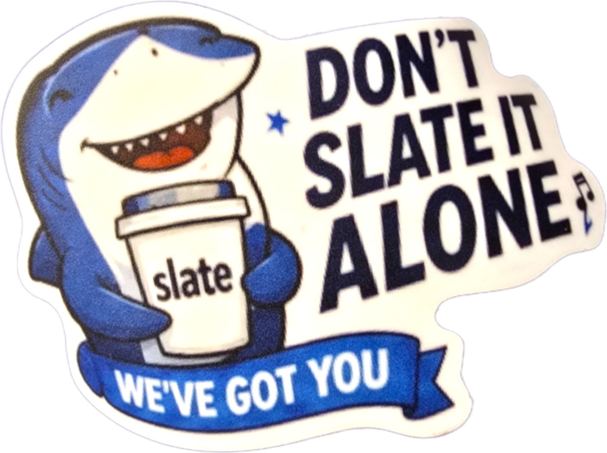 slate shark - don't slate it alone
